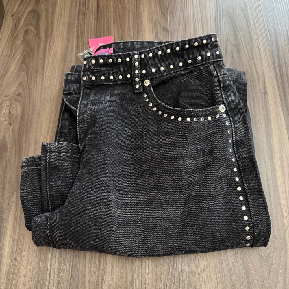 Studded Black Women's Jeans EDIKTED